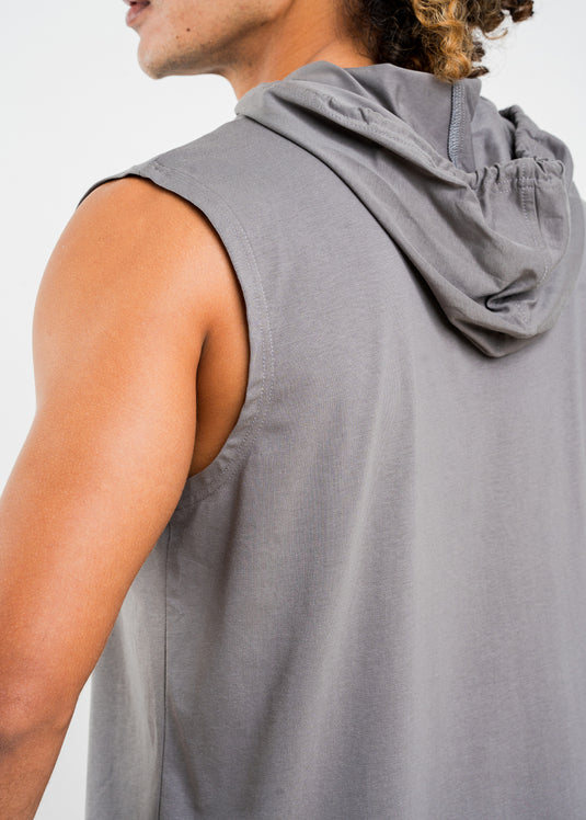 Loungewear Mens Sleeveless Hoodie