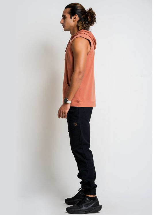 Loungewear Mens Sleeveless Hoodie