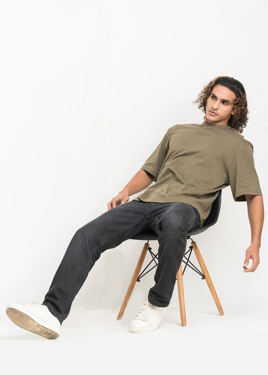 Mens Oversized Crew Neck T-shirt