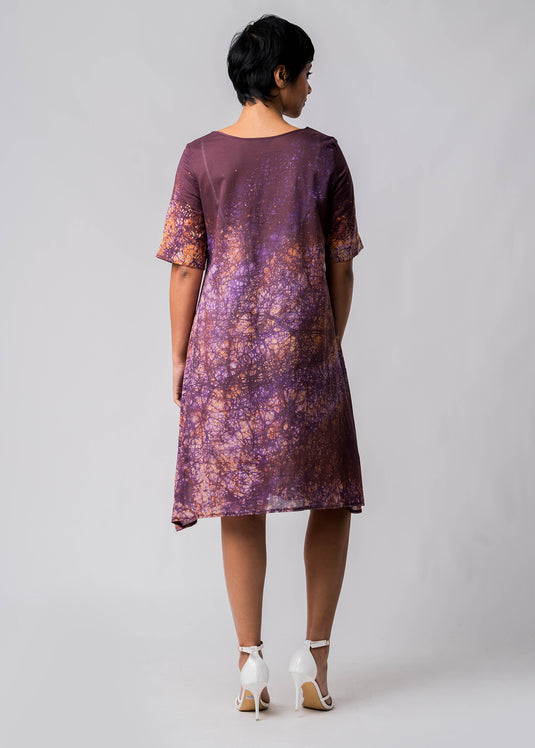 Batik Flare Dress