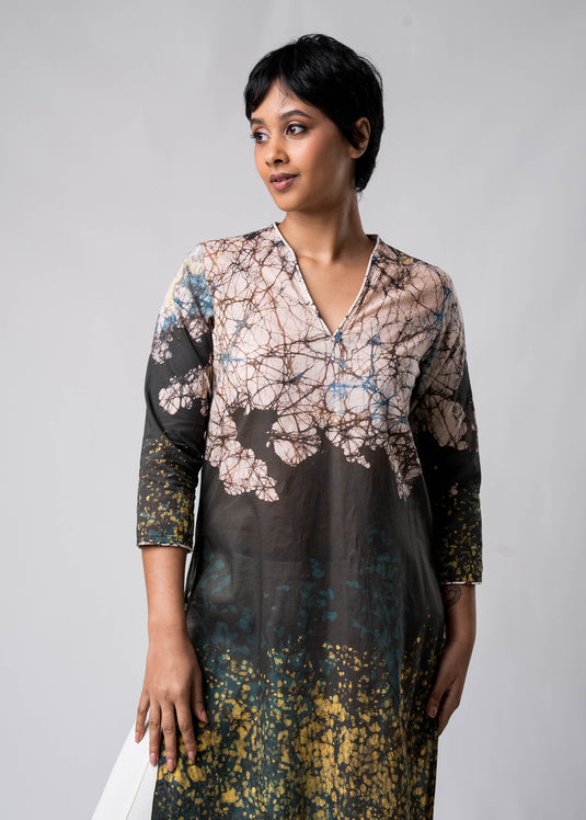 Batik kurtha top