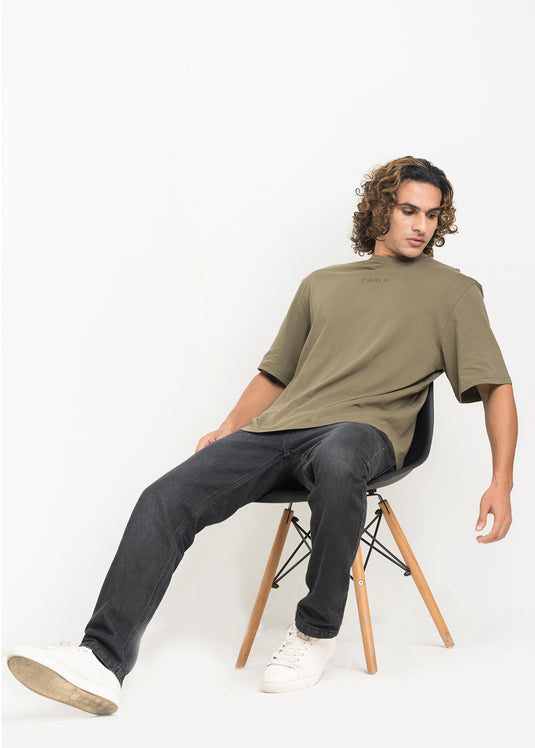 Mens Oversized Crew Neck T-shirt