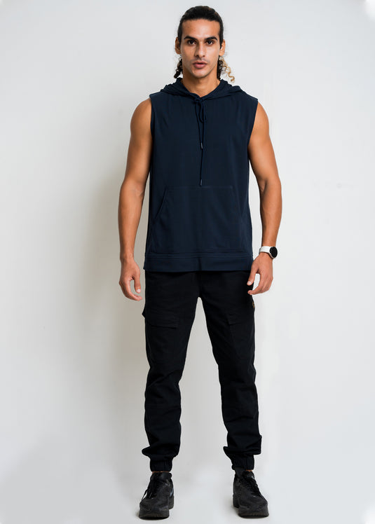 Loungewear Mens Sleeveless Hoodie