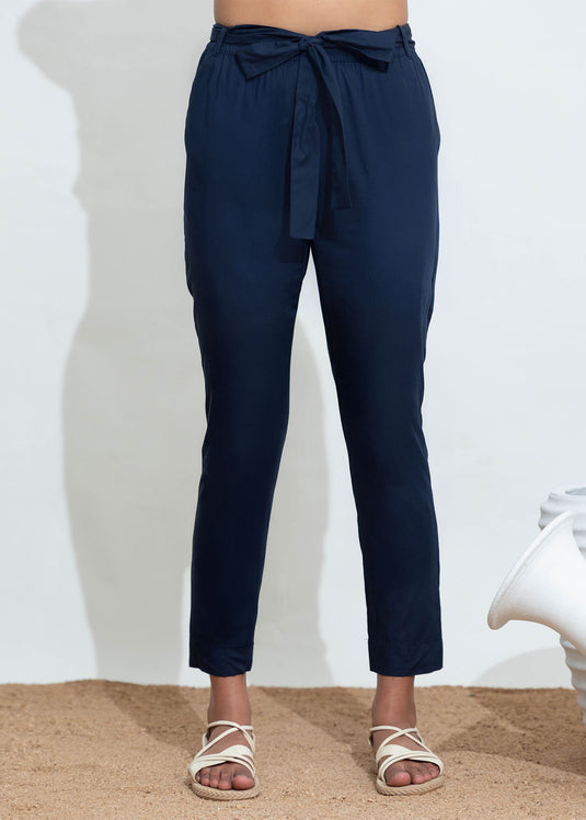 Basic Pant With Functional Tie