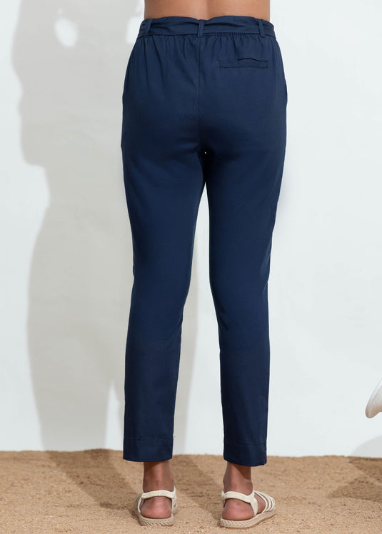 Basic Pant With Functional Tie