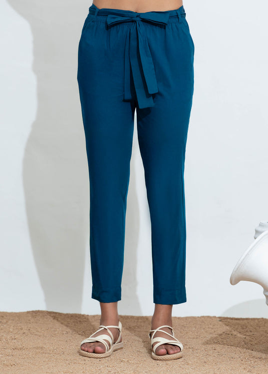 Basic Pant With Functional Tie