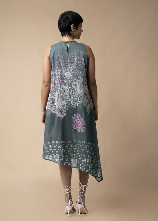 Sleeveless Batik Dress