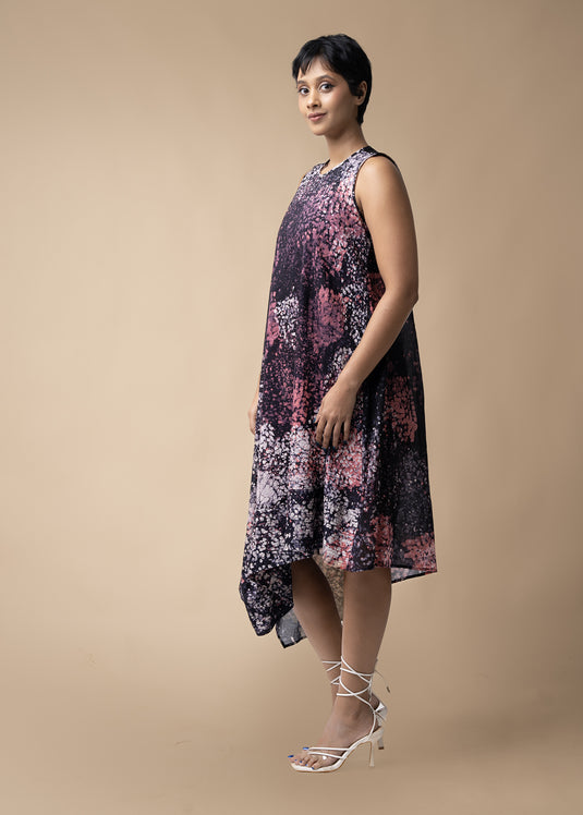 Sleeveless Batik Dress