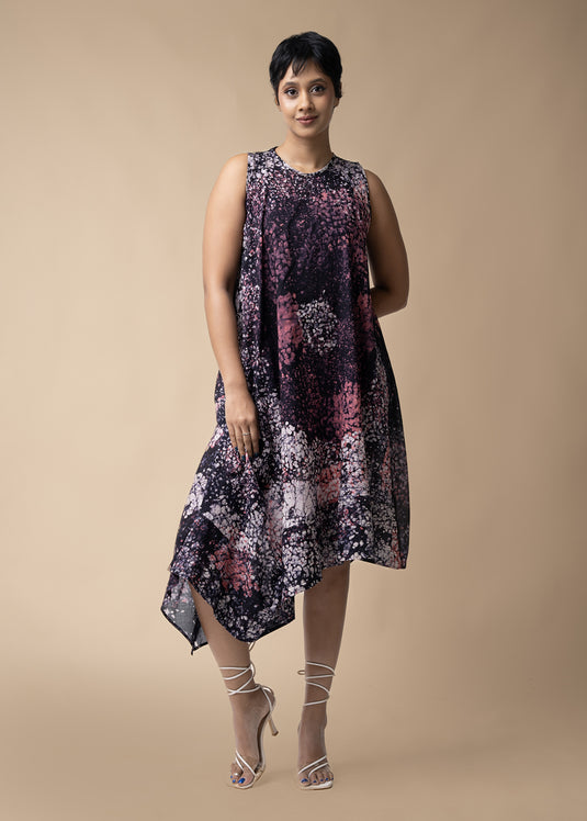 Sleeveless Batik Dress