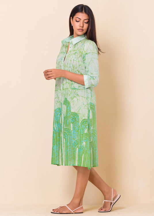 Collard Batik Dress