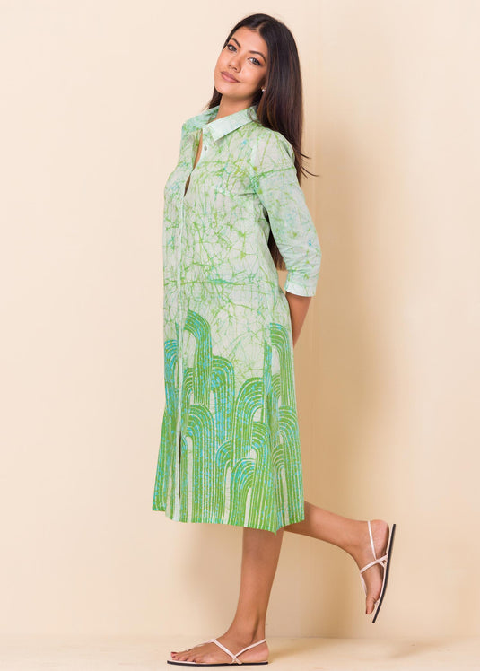 Collard Batik Dress