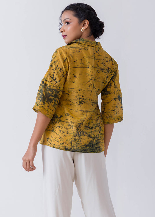 Batik Floral Blouse