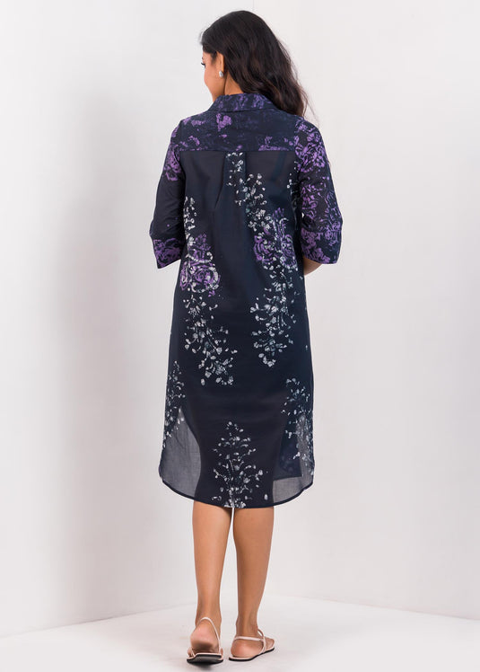 Two Side Slit Batik Dress