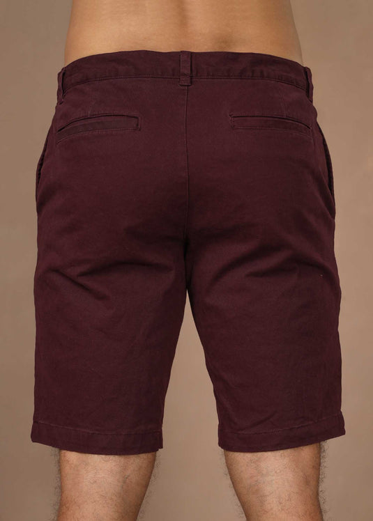 TWILL FLAT FRONT SHORT