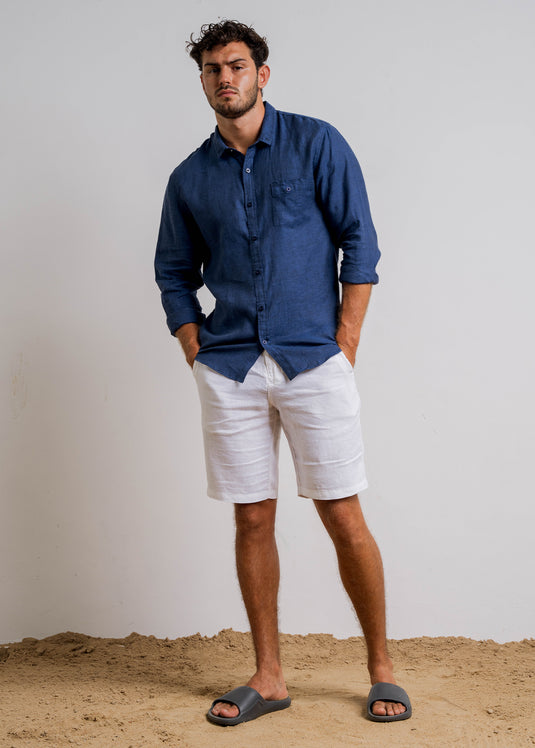 Casual Wear Linen L/S Shirt