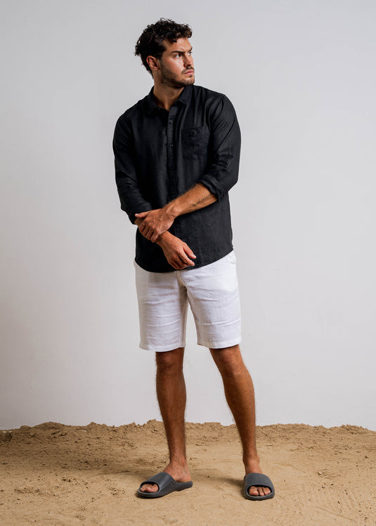 Casual Wear Linen L/S Shirt