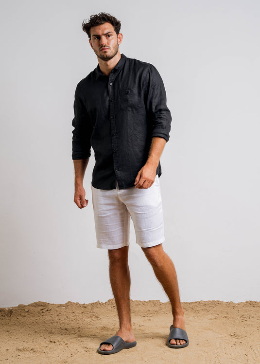 Casual Wear Linen L/S Shirt