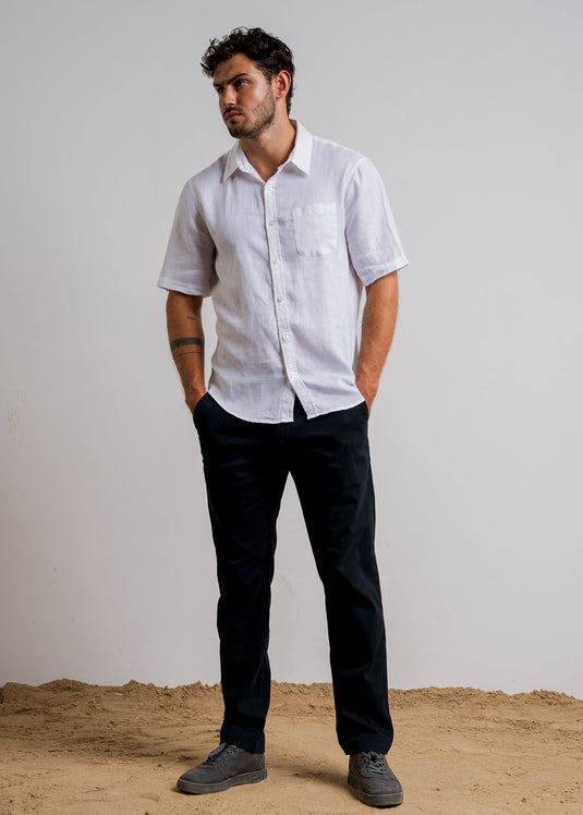 Casual Wear Linen S/S Shirt