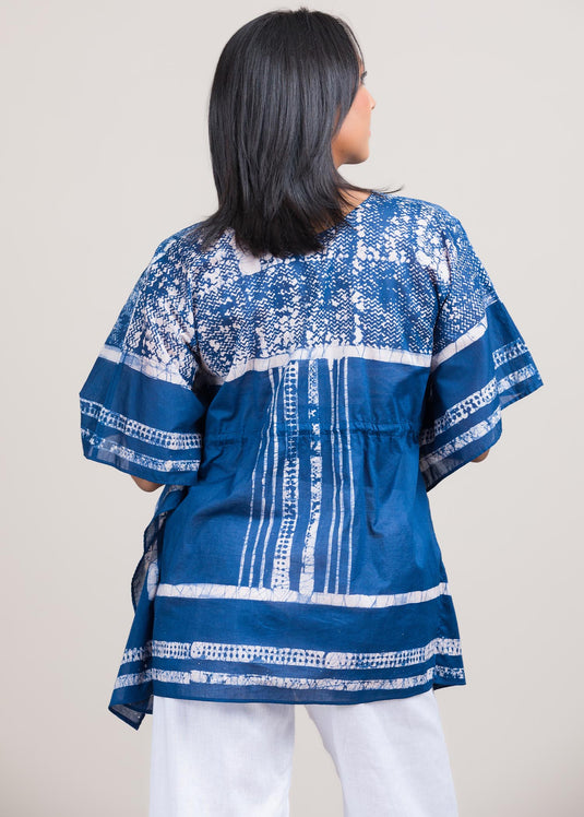 batik kaftan top