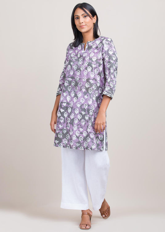 Batik printed kurtha top