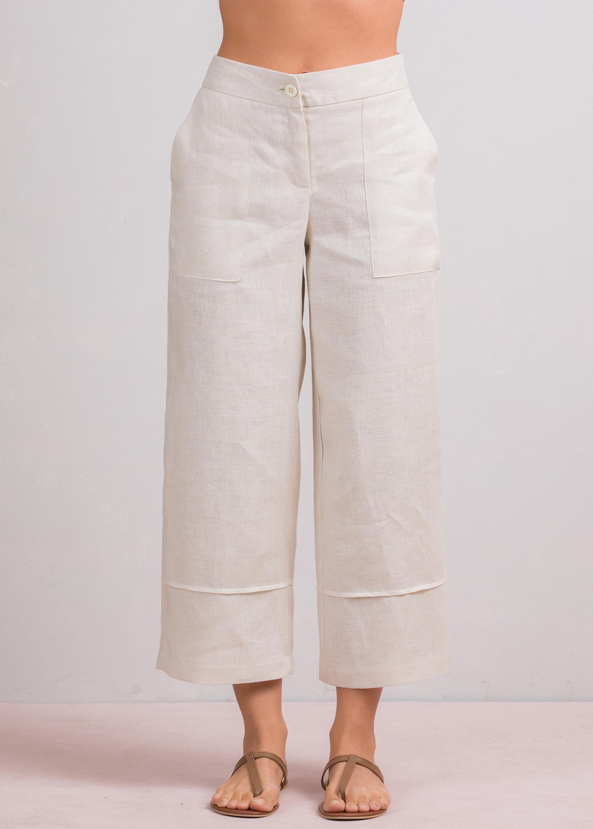 Pin tuck detailed pant