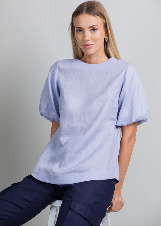 Puff sleeve blouse