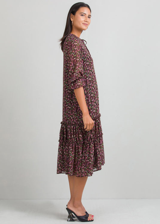 Tiered panel dress