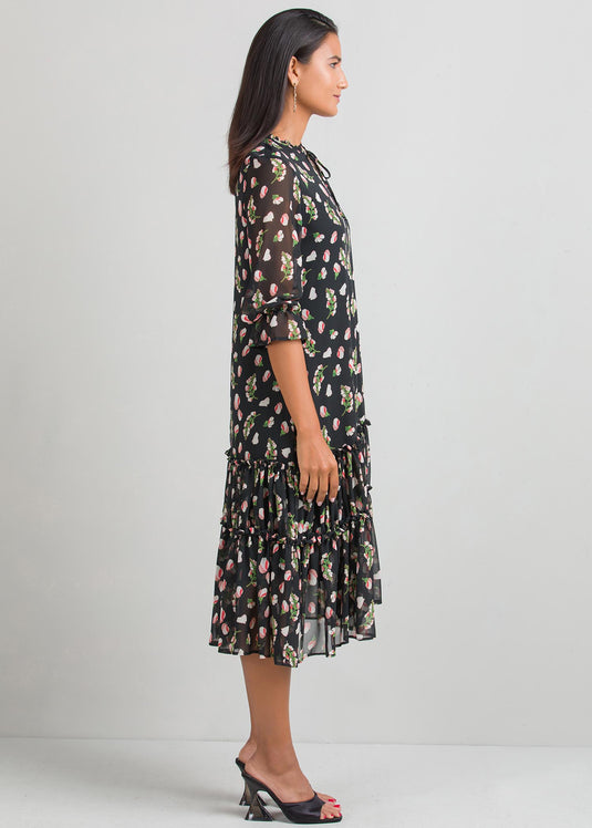 Tiered panel dress