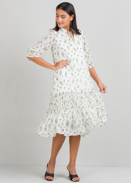 Tiered panel dress