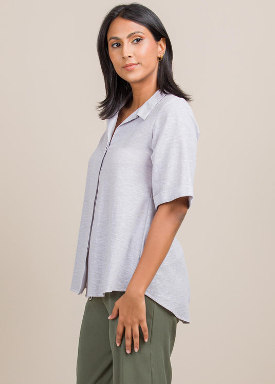 Basic short sleeve blouse