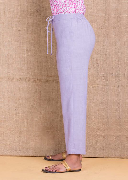 Straight pant with draw cord