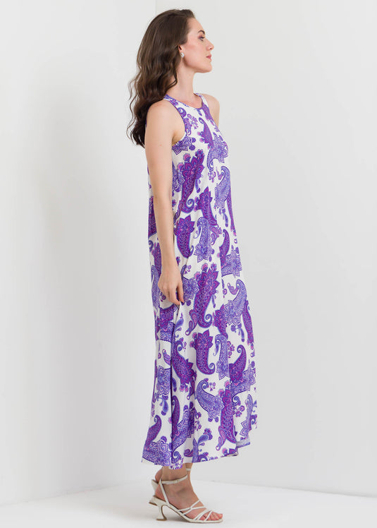 Printed Halter Dress