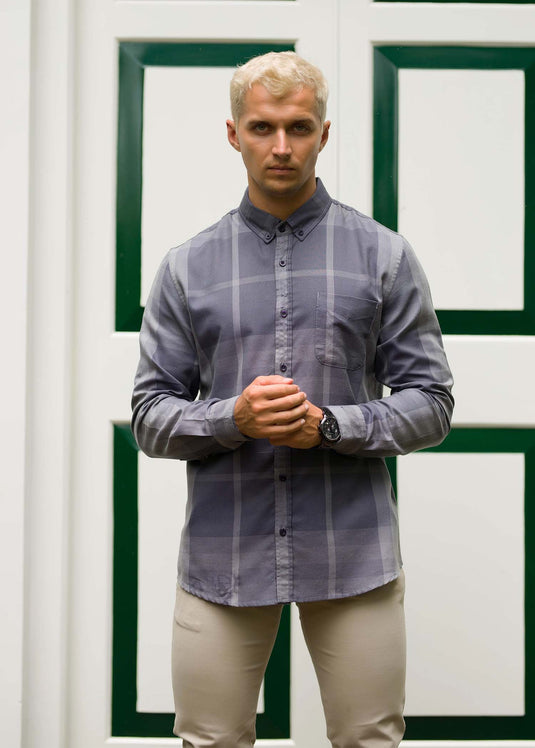 Casual Wear Check L/S Shirt