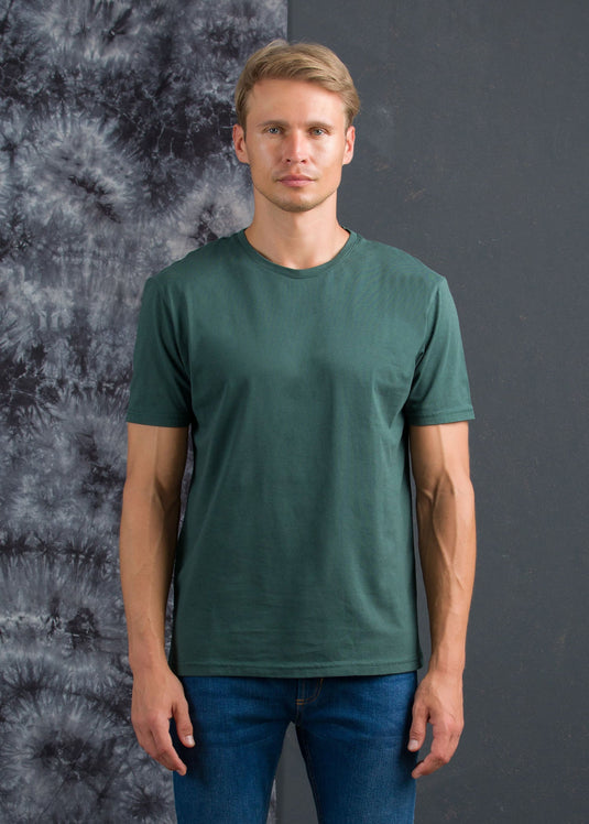 Casual Wear Slim Fit Crew Neck T-Shirt