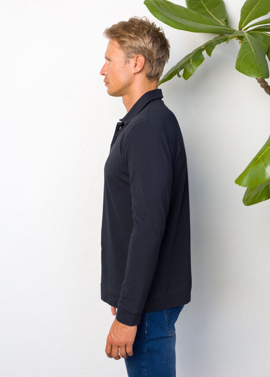 Self Collar L/S T-Shirt