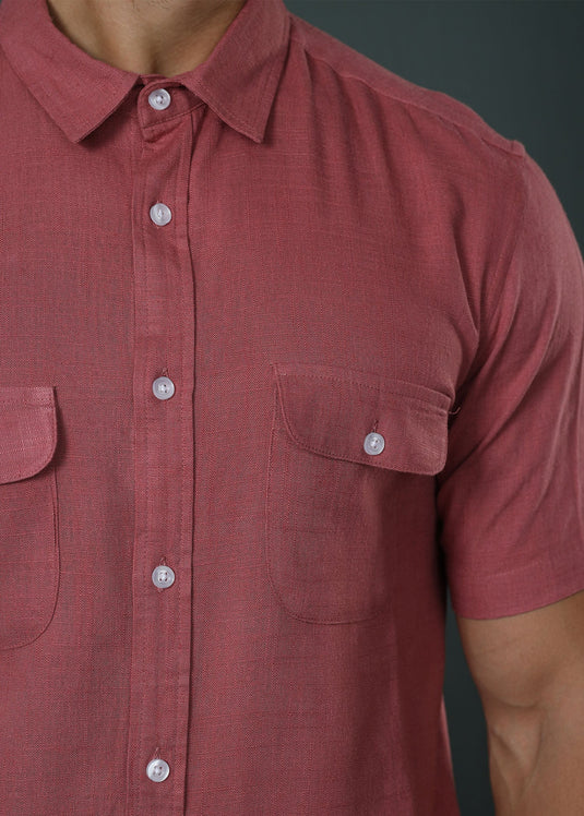 Detail Linen S/S Shirt