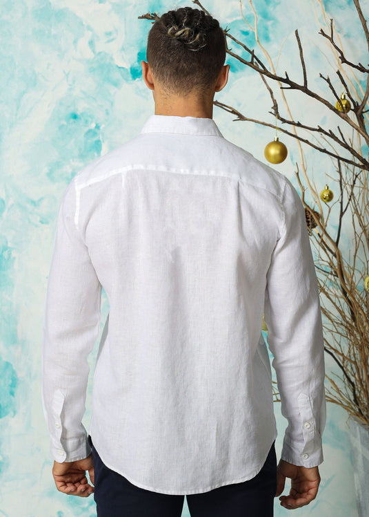 Olive Linen Nemo Shirt