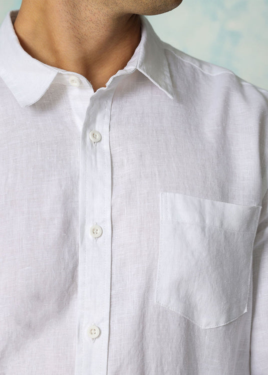 Olive Linen Nemo Shirt