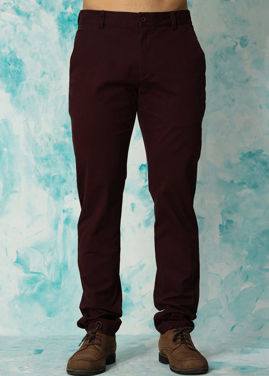 Maroon Miami Twill Pant