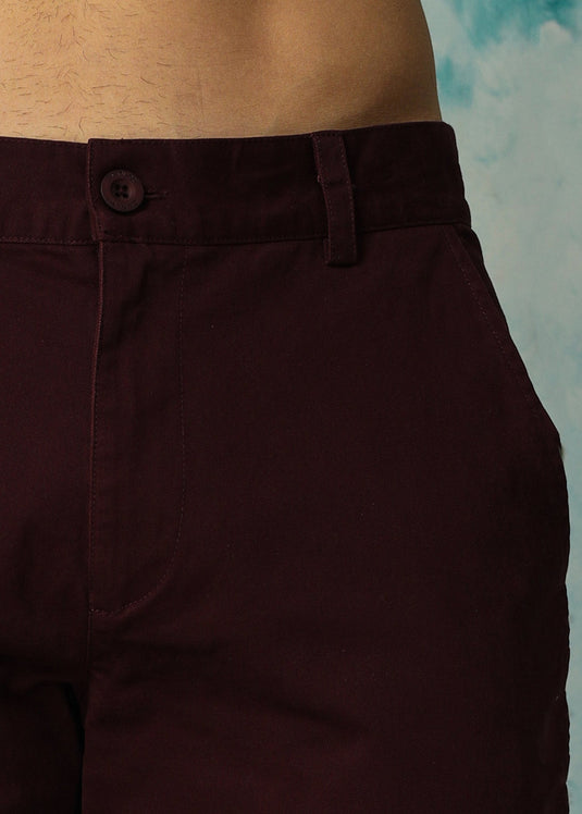 Maroon Miami Twill Pant