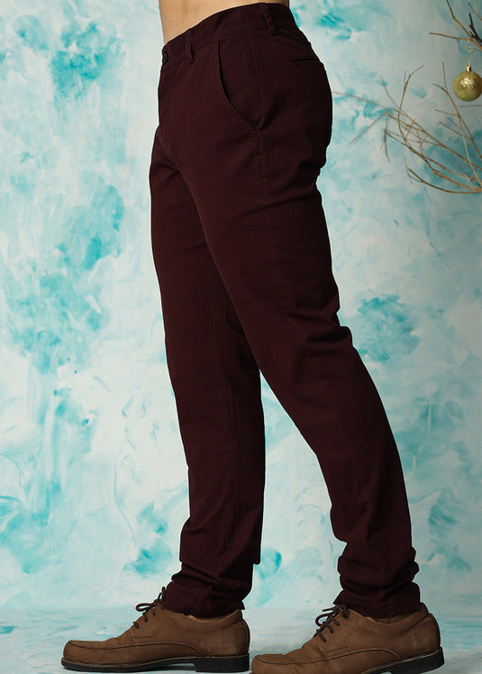 Maroon Miami Twill Pant