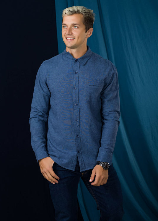 DETAILED CASUAL WEAR  L/S SHIRT