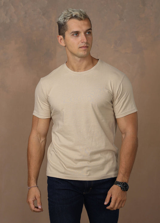 Casual Wear Crew Neck T-Shirt(Slim Fit)