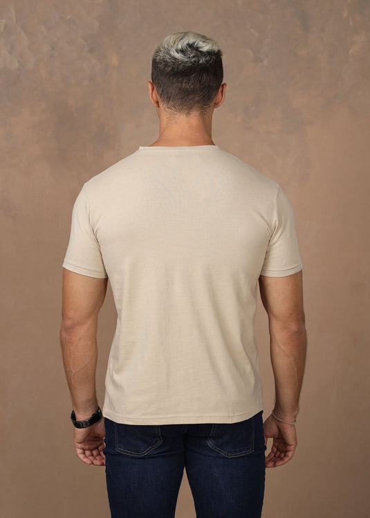 Casual Wear Crew Neck T-Shirt(Slim Fit)