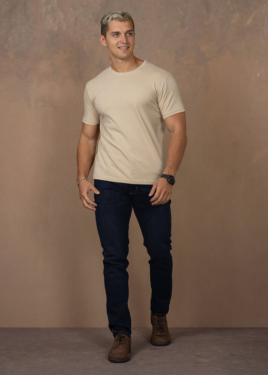 Casual Wear Crew Neck T-Shirt(Slim Fit)