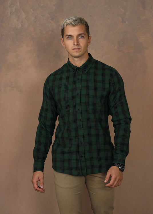 CASUAL WEAR CHECK L/S SHIRT