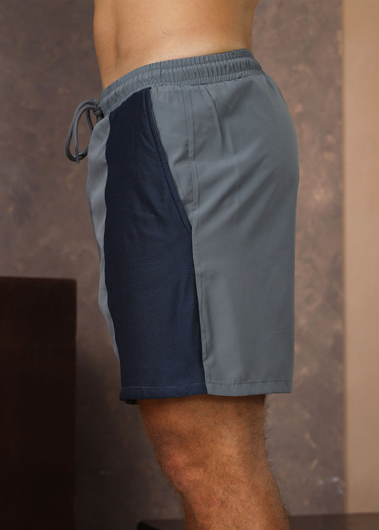 ACTIVE WEAR SHORT WITH FRONT PANEL