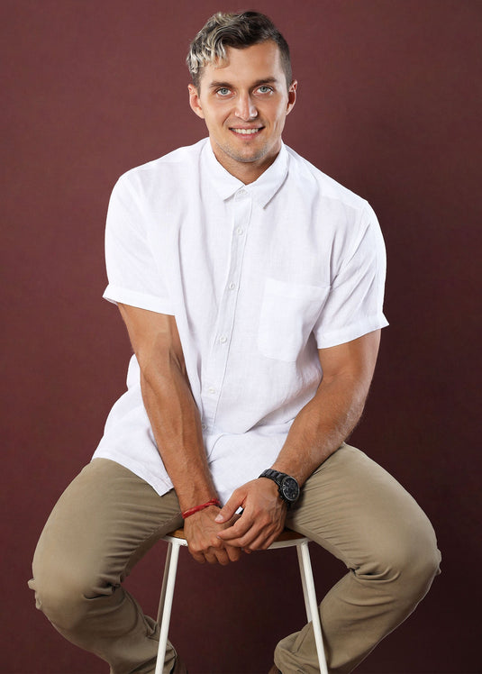 Linen Padini Shirt (White)