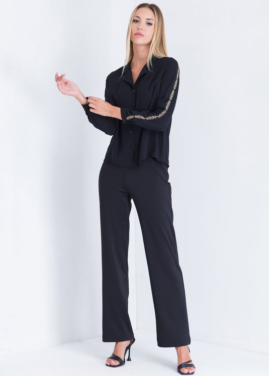 Basic Pant With Elasticated Waist