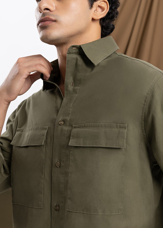 Linen Comrade L/S Shirt